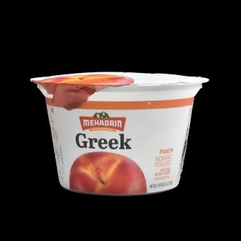 Yogurt griego durazno sin grasa mehadrin 170 gr-014353103288