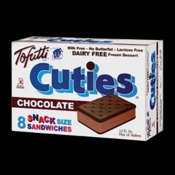 Sandwich helado chocolate cuties 8 piezas tofutti-020188013074