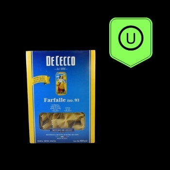 Farfalle 93 454 gr de decco-024094000746