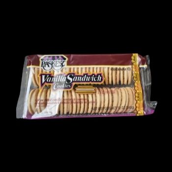 Galletas sandwich rellenas de vainilla 340 gr paskesz-025675010079