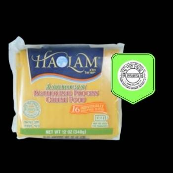 Queso tipo americano amarillo haolam 340 gr-026638212509