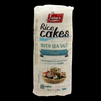 Galletas de arroz con sal de mar liebers 90 gr-043427000116
