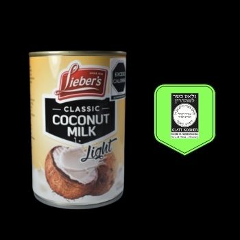 Leche de coco light marca liebers 400 ml-043427001311