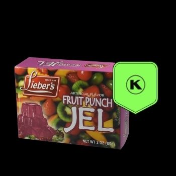 Gelatina sabor ponche de frutas liebers 85 gr-043427152280