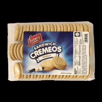 Sandwich cremeos vainilla liebers 368 gr-043427170024