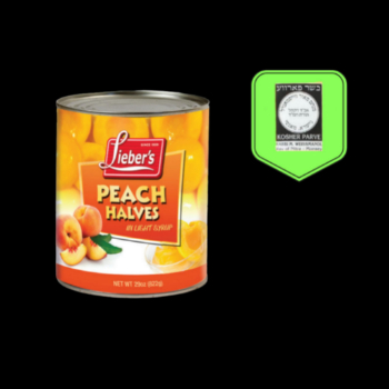 Peach halves liebers 822 gr-043427202510