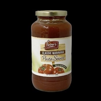 Salsa marinara clásica para pasta liebers 680 gr-043427225014