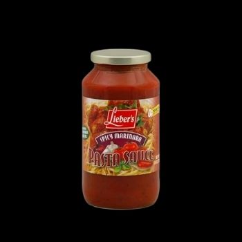 Salsa para pasta marinara picante liebers 680 gr-043427225052