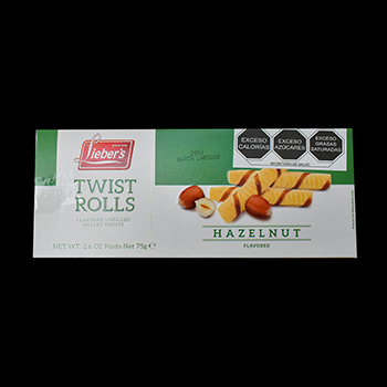 Twist rolls avellana 75 gr liebers-043427400589