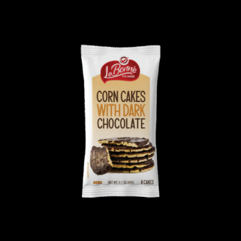 Chocolate coated corn cakes 3 oz pareve-043427927000