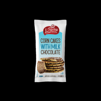 Chocolate coated corn cakes 90 gr-043427928007