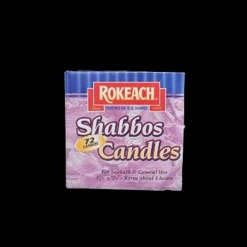 Velas de shabat rokeach 72 pzas-070420008061