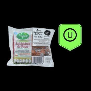 Salchicha de pavo empire 454 gr-071627019249