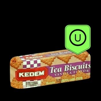 Galletas de té de vainilla kedem 119 gr-073490123832