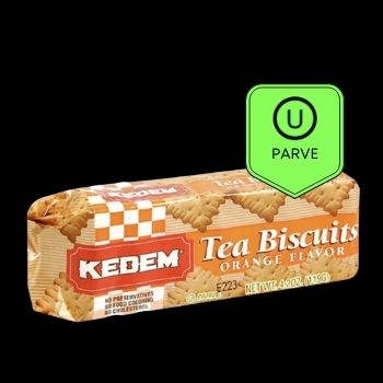 Galletas de té de naranja kedem 119 gr-073490124242