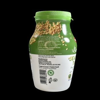 Tahini pasta de sésamo sazonada haddar by baracke 450 gr-077028884219