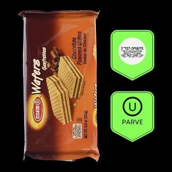 Wafers sabor chocolate osem 250 gr-077544789302