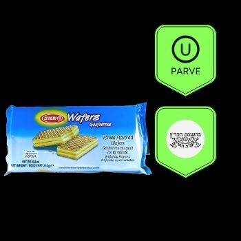 Wafers gaufrettes vainilla osem 250 gr-077544789401