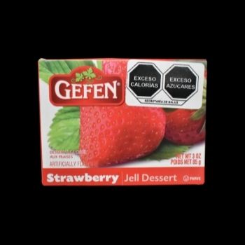 Gelatina sabor fresa jello-710069302259