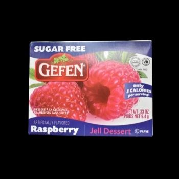 Gelatina raspberrry jello diet gefen 9.4 gr-710069302600