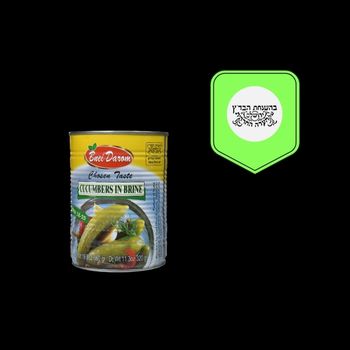 Cucumbers in brine 18 25 320 g bnei darom-7290002015192