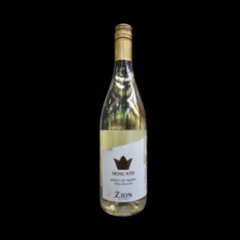 White moscato sparkling wine 750 ml zion-7290011240905