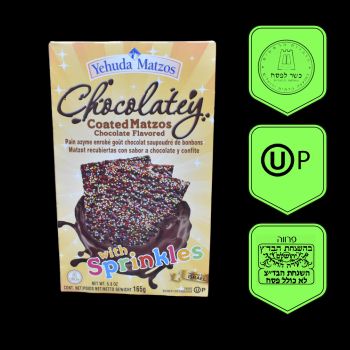 Matzah chocolate con sprinkles 165 gr yehuda-7290012738081