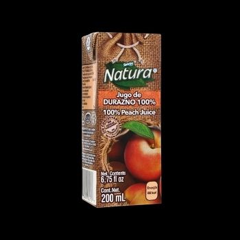 Jugo de durazno natura 200 ml  (40)-729090061707