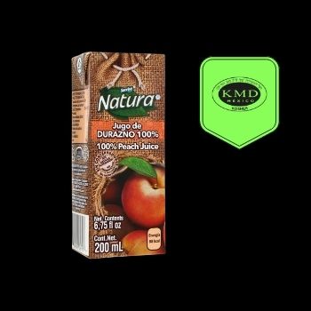 Jugo de durazno natura 200 ml  (40)-729090061707