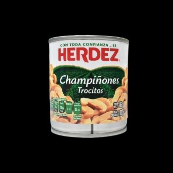 Champiñones en trocitos herdez 186 gr-7501003123411