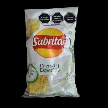 Sabritas crema y especias 42 gr-7501011118119