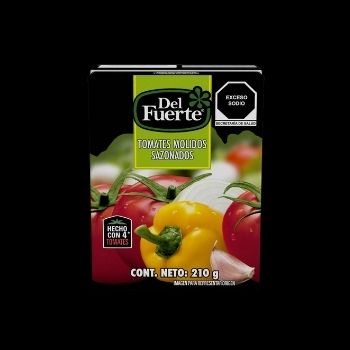 Pure de tomate molidos sazonados 210 gr del fuerte-7501079702862