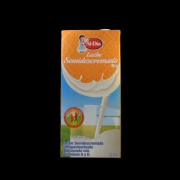 Leche semidescremada al dia 1 lt-7502005241011