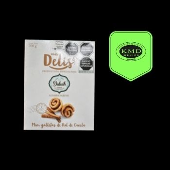 Mini galletas de rol de canela dubush 200 gr-7502280423201