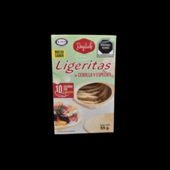 Ligeritas sabor cebolla y especias daylish 45gr-7503007696229