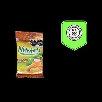 Barritas de ajonjoli y miel nutrinuts 45 gr-7503013179167