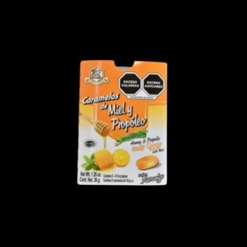 Blister caramelo miel con propoleo naranja tia trini-790207300835
