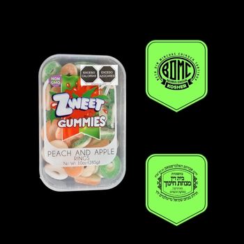 Gomitas zweet peach and apple 285 gr-794711002834