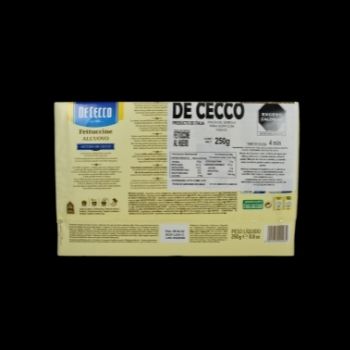 Pasta fettuccine con huevo de cecco 250 gr-8001250201034
